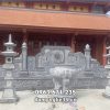 Mẫu Bình phong đá - Lư hương đá Nhà thờ họ - Từ đường