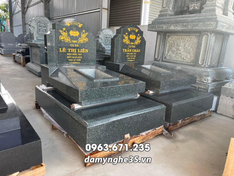 Mẫu Mộ đá granite điển hình - Lưu ý xây Mộ đá granite 2026 15 Mẫu Mộ đá granite điển hình - Lưu ý xây Mộ đá granite 2026