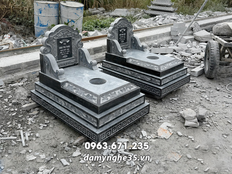 Mộ đá 3 cấp tựa ngai đẹp kích thước 81cm x 127cm 15 Mộ đá 3 cấp tựa ngai đẹp kích thước 81cm x 127cm