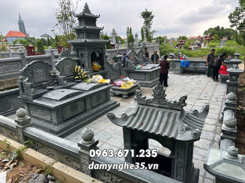 Khảo sát, tư vấn, thi công xây Lăng Mộ đá gia đình tại Phú Thọ 23 Khảo sát, thi công xây lăng mộ đẹp tại Phú Thọ