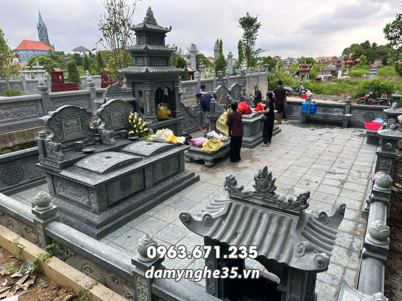 Khảo sát, tư vấn, thi công xây Lăng Mộ đá gia đình tại Phú Thọ 32 Xây Lăng Mộ đá tại Phú Thọ Uy tín