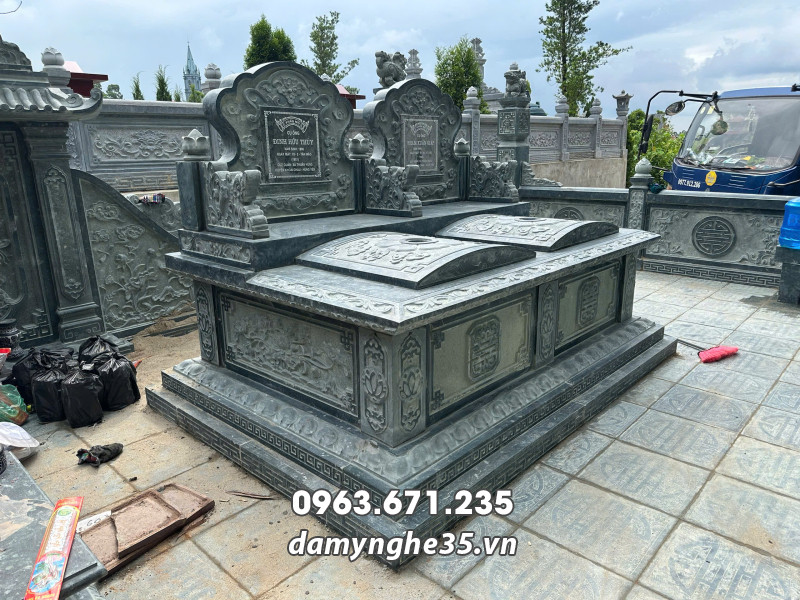 Khảo sát, tư vấn, thi công xây Lăng Mộ đá gia đình tại Phú Thọ 34 Xây Mộ đá uy tín tại Phú Thọ