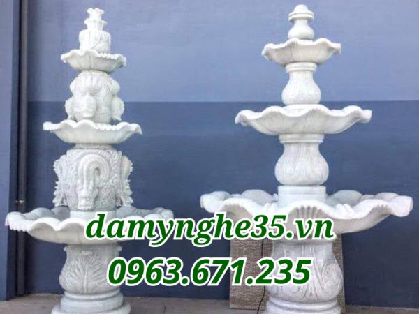 đài phun nước bằng đá