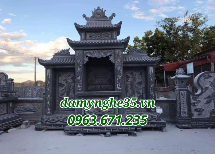 lăng mộ đá đẹp thi công ở Hà Nội
