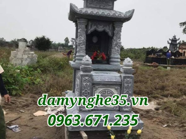 MỘ ĐÁ HAI MÁI M-18 13 mo da hai mai 18 2 1