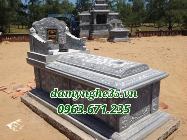 mộ đá đẹp thi công ở Nam Định