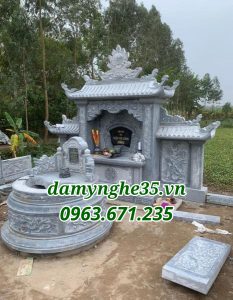 lăng mộ đá đẹp thi công ở Nam Định