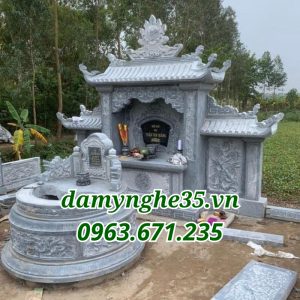 lăng mộ đá đẹp thi công ở Nam Định