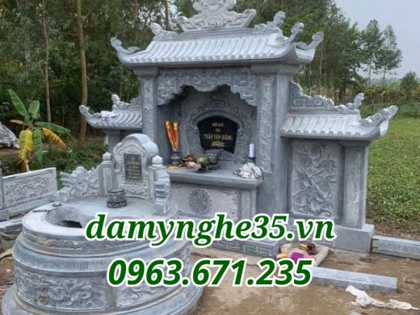 lăng mộ đá đẹp thi công ở Nam Định