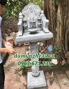 Vị trí đặt bàn thờ thiên đá ngoài trời