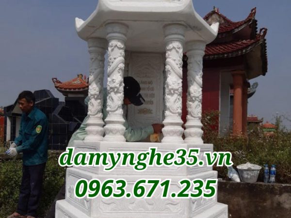 MỘ BÁT GIÁC ĐÁ M-04 17 mộ đá bát giác