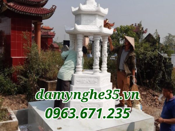 MỘ BÁT GIÁC ĐÁ M-04 14 mộ đá bát giác