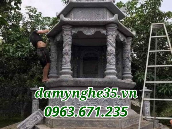 mẫu nhà mồ đá đẹp