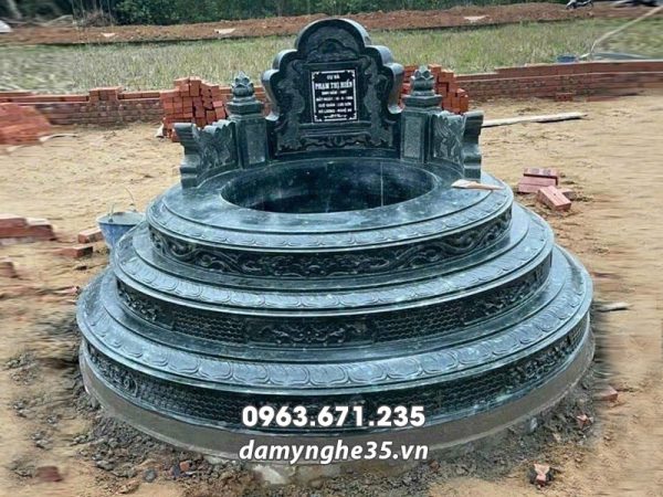 Báo giá Xây Mộ đá tròn năm 2026 tại làng đá Ninh Bình