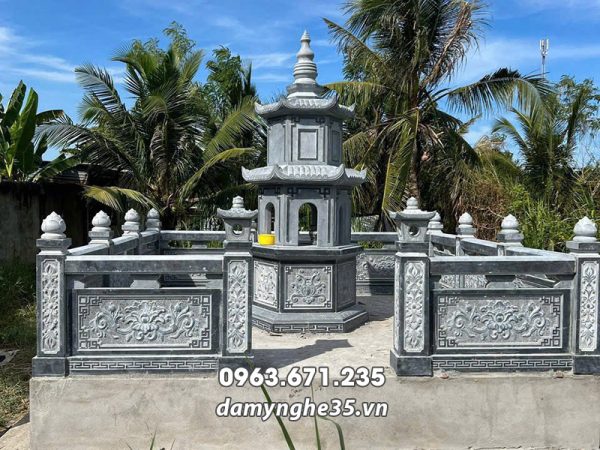 Lăng Mộ tháp Phật Giáo - Mộ đá Tháp Lục Giác