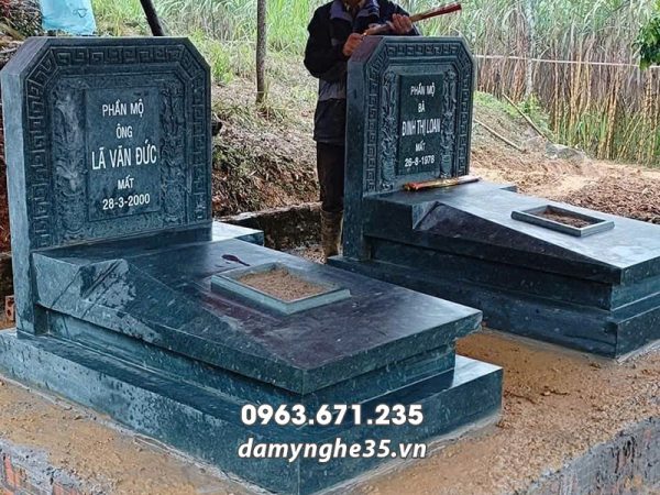 Lắp đặt Mộ đá xanh rêu trên Toàn quốc