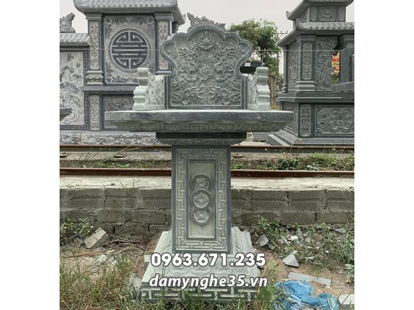 Mẫu Bàn Thờ Đá Thờ Thần Linh Ngoài trời (Bàn thờ thiên)