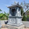 Mẫu Lăng thờ đá 1 mái đẹp - Mẫu mộ tổ đá 1 mái