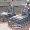 Tư vấn, báo giá Mộ đá 3 cấp đẹp, chất lượng, đá xanh Thanh Hóa