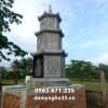 Xây Mộ Tháp đá 3 mái tại Chùa đẹp, uy tín, thi công toàn quốc