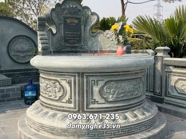 Tư vấn xây Mộ đá tròn đẹp - chất lượng cao tại Ninh Bình