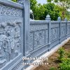 Lan can đá (Tường rào đá) cho Nhà thờ Tổ - Từ đường điển hình