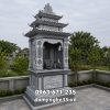 Lắp đặt Mộ đá xanh rêu 3 mái tại Thái Nguyên chất lượng, chuẩn kích thước đẹp