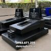 Mẫu Mộ Công giáo đơn giản, hiện đại bằng đá granite tại làng đá Ninh Bình 1 Mau Mo Cong giao don gian hien dai bang da granite tai lang da Ninh Binh