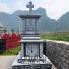 Mẫu Mộ Đá Công Giáo Đẹp (Đá Xanh Đen Thanh Hóa), Giá Tốt 2026