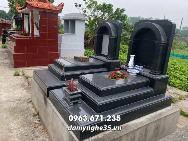 Mẫu Mộ Đá Granite Mái Vòm Tại Đá Mỹ Nghệ 35 Ninh Bình