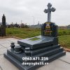 Mẫu Mộ công giáo đá xanh rêu Thanh Hóa Đẹp 2026