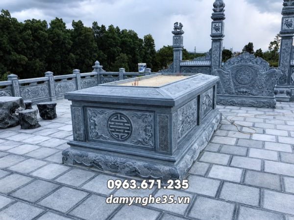 Mộ đá Chôn 1 lần đẹp tại Làng đá Ninh Bình