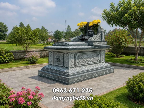 Mộ đá Tam sơn, Mẫu Mộ đá xanh rêu đẹp 2026