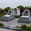 Mộ đá tam cấp giá rẻ tại Đá Mỹ Nghệ 35 Ninh Bình