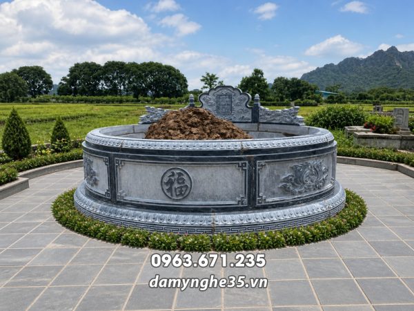 Xây Mộ đá tròn chất lượng, giá hợp lý tại Ninh Bình Uy tín