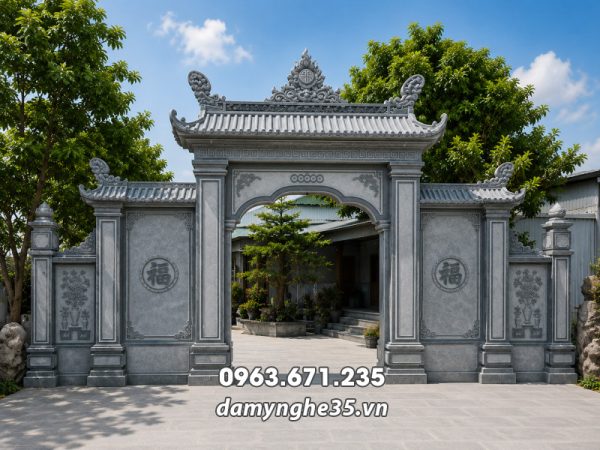 Cổng đá Nhà thờ Họ - Cổng đá Từ Đường, Nhà Thờ Tổ Đẹp