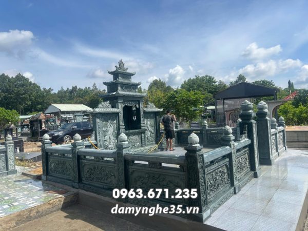 Khu Lang Mo da sau khi lap dat hoan thien