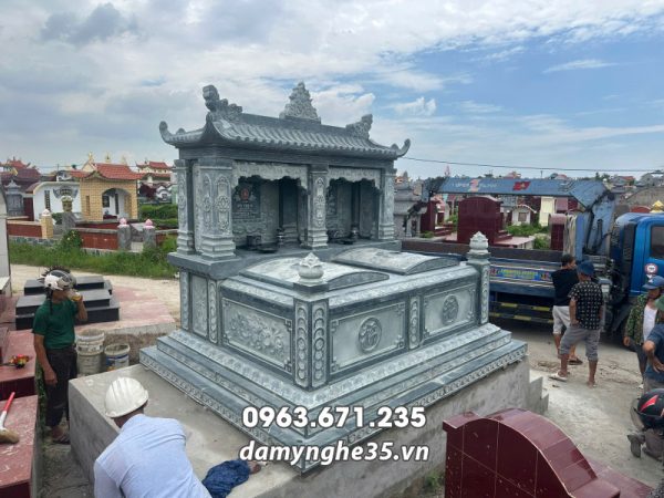 Đá Mỹ Nghệ 35 - Xây Lăng Mộ đá, Mộ đá Ninh Bình 65 Mau-Mo-Da-Doi-1-mai-dep-nam-2026.jpg